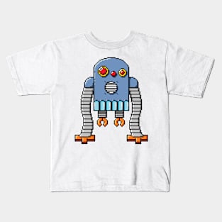 Pixel Robot 114 Kids T-Shirt